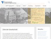 Tablet Screenshot of phaenomenologische-forschung.de